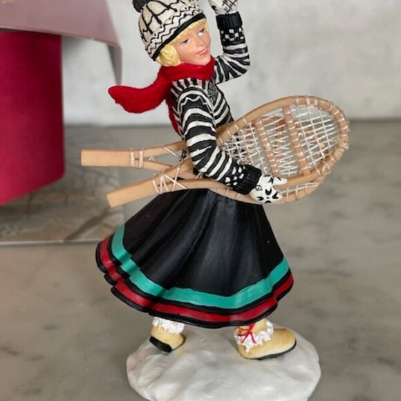 Kirsten 1854 American Girl Snowshoes Hallmark Ornament - Picture 6 of 15